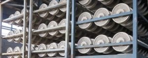 plates of metal