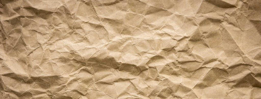 close-up of brown craft paper