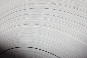 close up of white paper roll