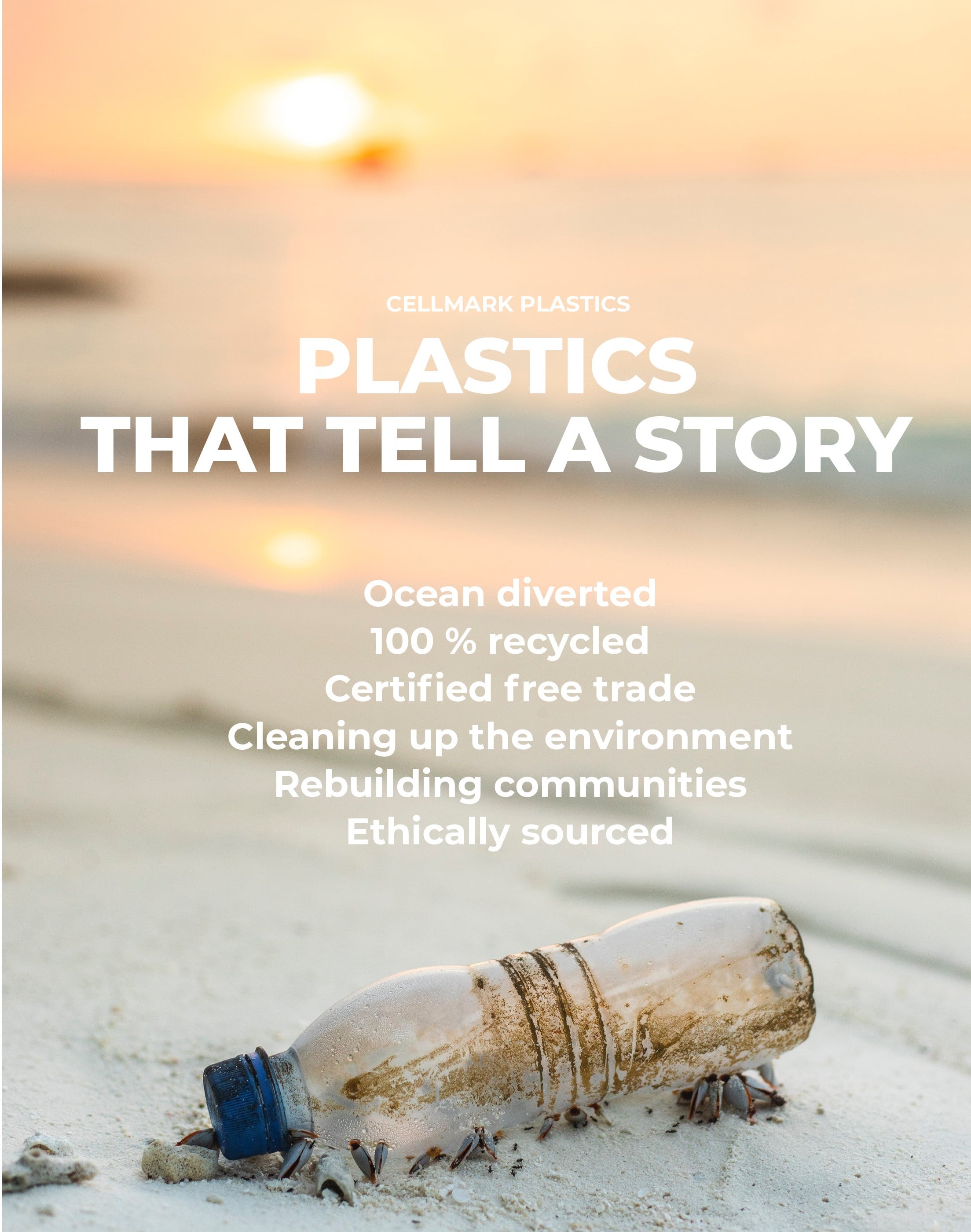 plastic bottle on the shore