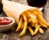 pommes frites and a small bowl of ketchup