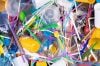 close up of plastic waste