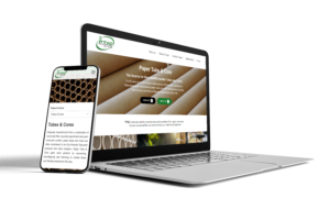 laptop and smartphone displaying a website