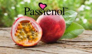 close-up of a passion fruit