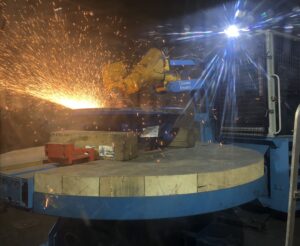 Grinding Manipulator equipment in action